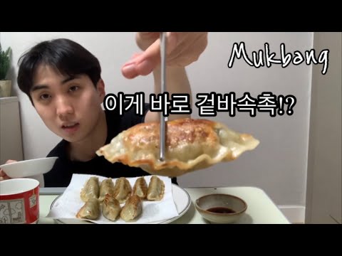 비비고 군만두 9개 9분안에 먹기 Eating Show Mukbang