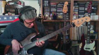 Video thumbnail of "Napule è (live version) by Pino Daniele (personal bass cover) by Rino Conteduca"
