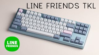 LINE FRIENDS TKL - prototype typing test