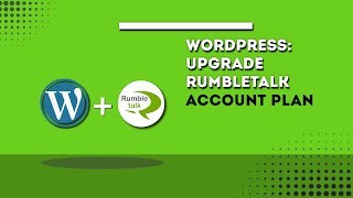 WordPress: Upgrade RumbleTalk Account Plan screenshot 3