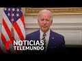 EN VIVO: Biden ordena acelerar la entrega de cheques de ayuda y más cupones de alimentos | Telemundo