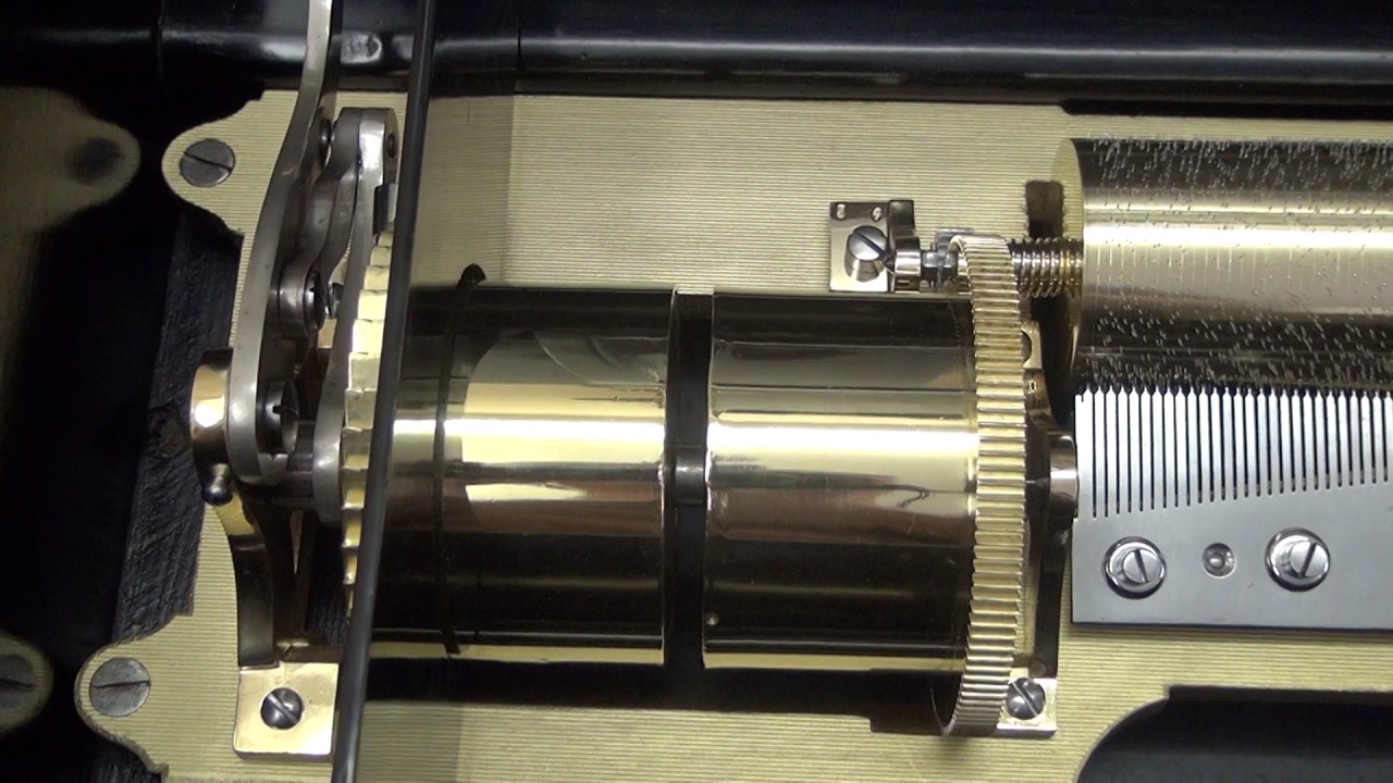 Antique Sublime Harmony: Long Marche Music Box by Paillard of St Croix c.1880