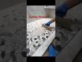 Pebble Tile at Shower Pan #short #shorts #short video