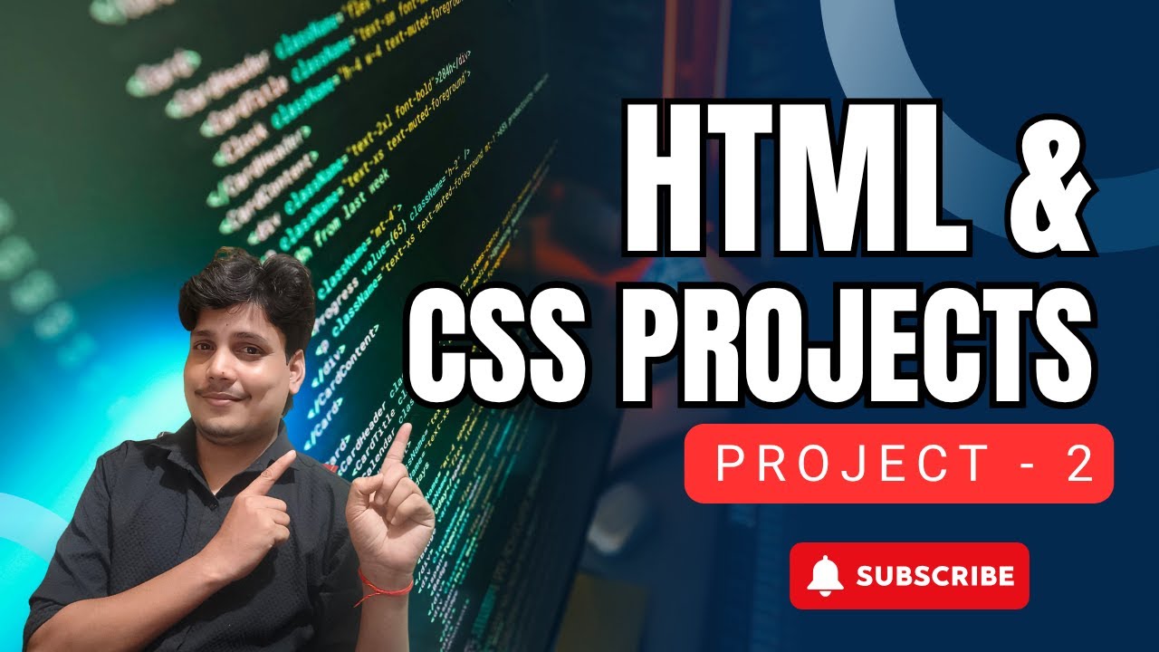 Live Projects in HTML CSS