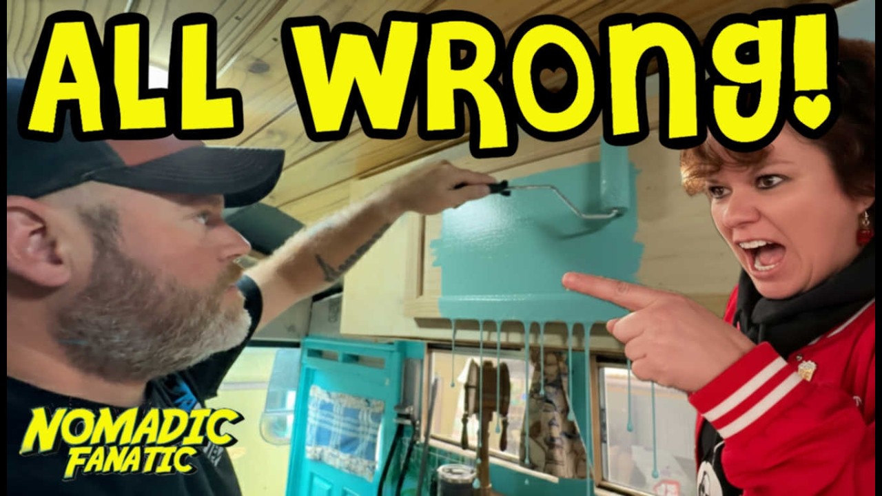 I Tried To Paint the Cabinets ~ Diana Says I Did it WRONG!