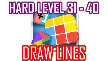 Puzzle Joy | Draw Lines | Hard | Level 31 - 40 | Answers