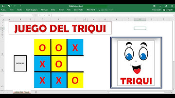 TRIQUI EN EXCEL INTERACTIVO. APRENDE A CREAR EL DIVERTIDO JUEGO DE TRES EN LÍNEA. APRENDE FÁCIL.