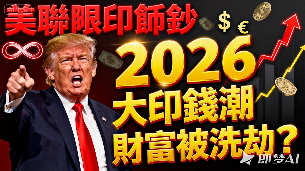 2026 大印錢潮來了！你的錢越來越不值錢，問題出在哪？    #2026 大印錢潮#全球印鈔 #財富稀釋 #通膨 #資產配置 #牛市資產