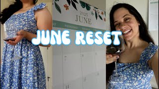 JUNE MONTHLY RESET | plan with me on notion, getting organized, mid year check in