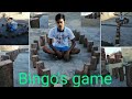 Bingos game with bricks     