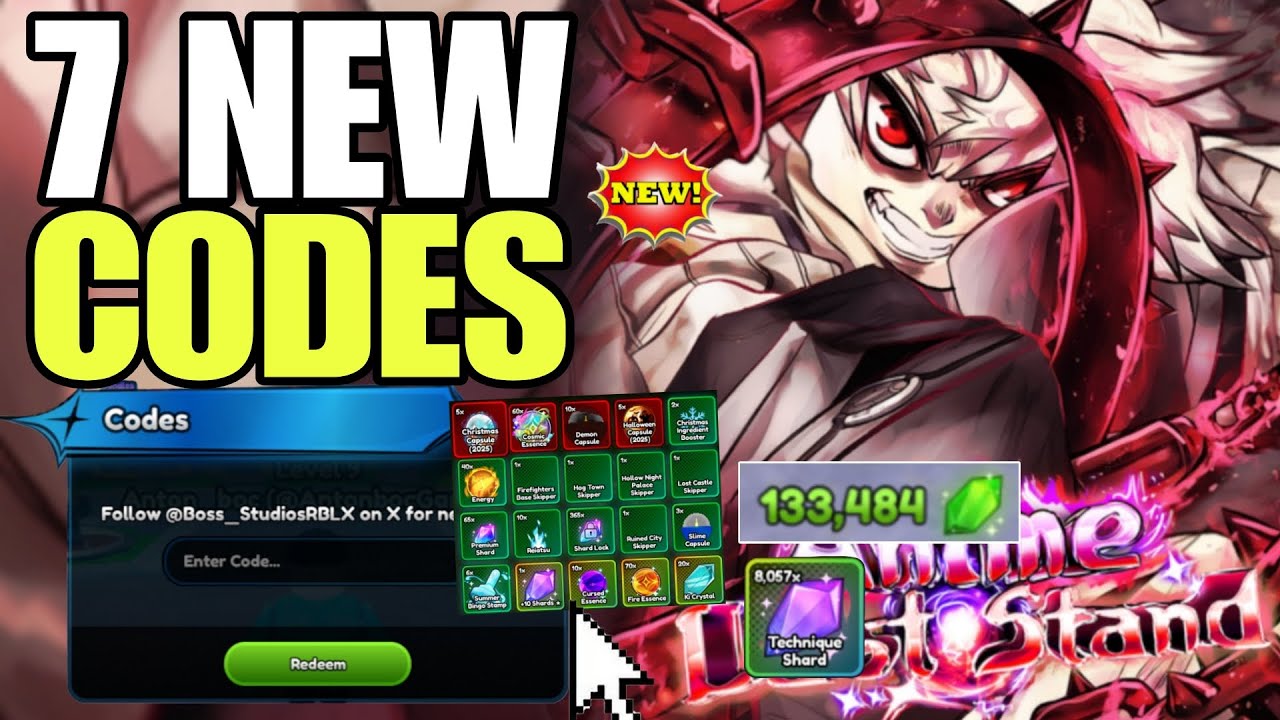 NEW CODES* ROBLOX ANIME LAST STAND CODES IN 2026 JANUARY | ANIME