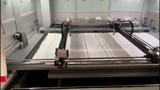 Dual-Head Asynchronous Garment And Fabric Sheet Laser Cutting Machine