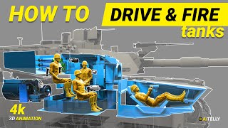 How to Drive and Fire Tanks | How it Works Abrams M1A2 M1A2C Tanks