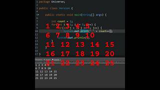 Can You Guess the Output? 🤔 Java 5×5 Pattern in 45 Seconds #Shorts