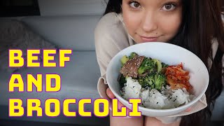 beef and broccoli - cook dinner with me!