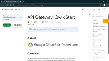 API Gateway: Qwik Start | #qwiklabs | #GSP872 #CLI