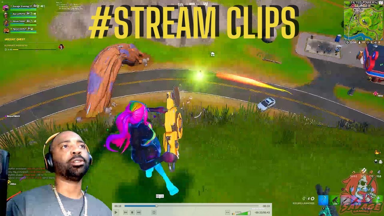 FORTNITE [LIVE] STREAM CLIPS - YouTube
