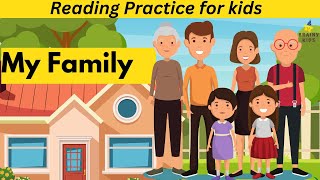 Reading Practice for Kids | My Family | Simple Sentences For Grade 1 & 2 | Brainy Kids