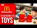 McDonald’s favourite toys unboxing happy meal breakfast happy time