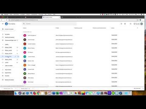 G-Suite - Kontaktgruppen erstellen