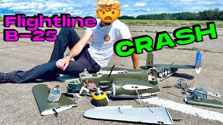 CRASH MAIDEN  • NEW Flightline B25J Mitchell • (English/Français 4K)