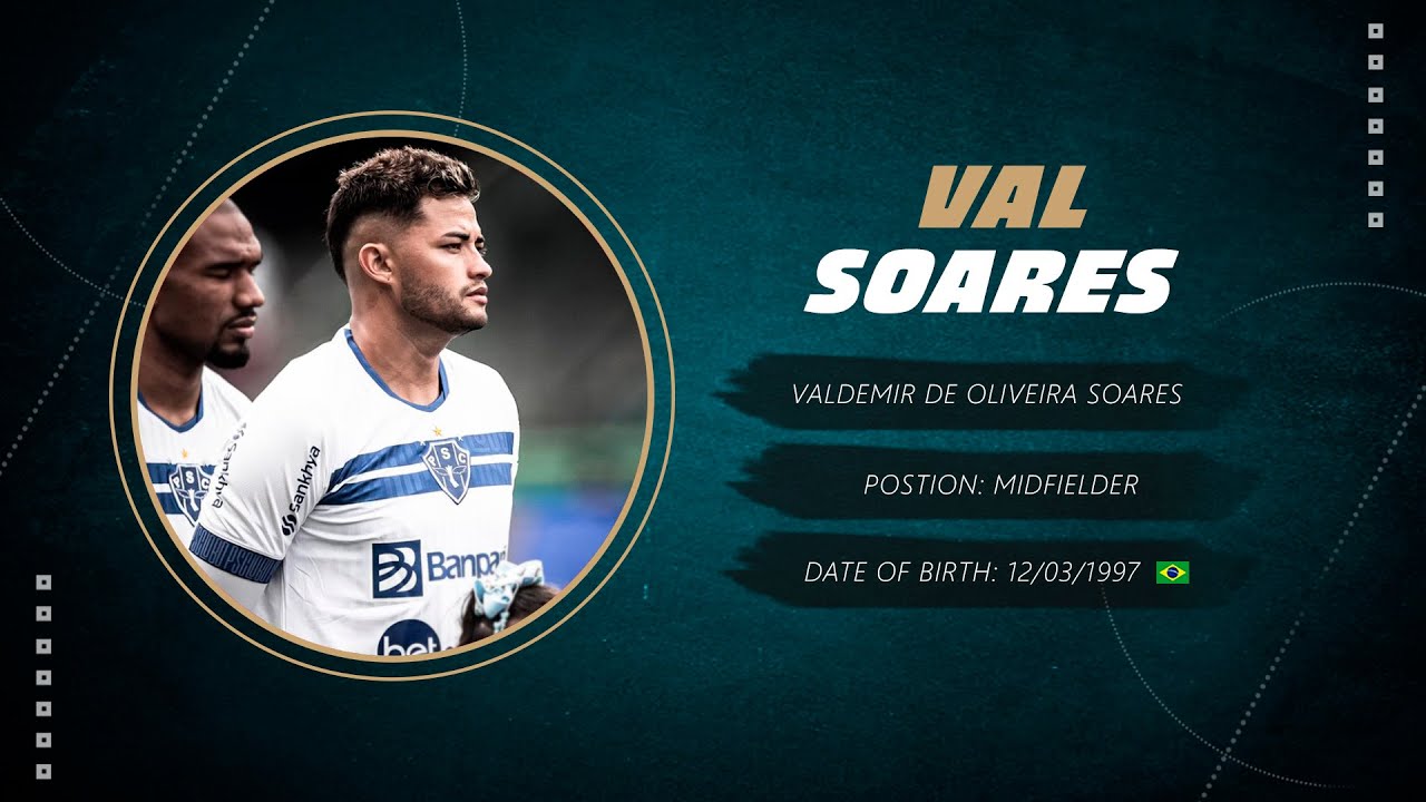 Val Soares | Volante  // Midfielder