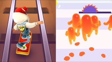 Subway Surf or Join Blob  Clash 3D | 3D Gameplay