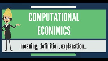What is COMPUTATIONAL ECONOMICS? What does COMPUTATIONAL ECONOMICS mean?