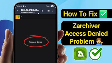 📂 How to Fix "Access Denied" on ZArchiver | Storage Permission Problem Solved