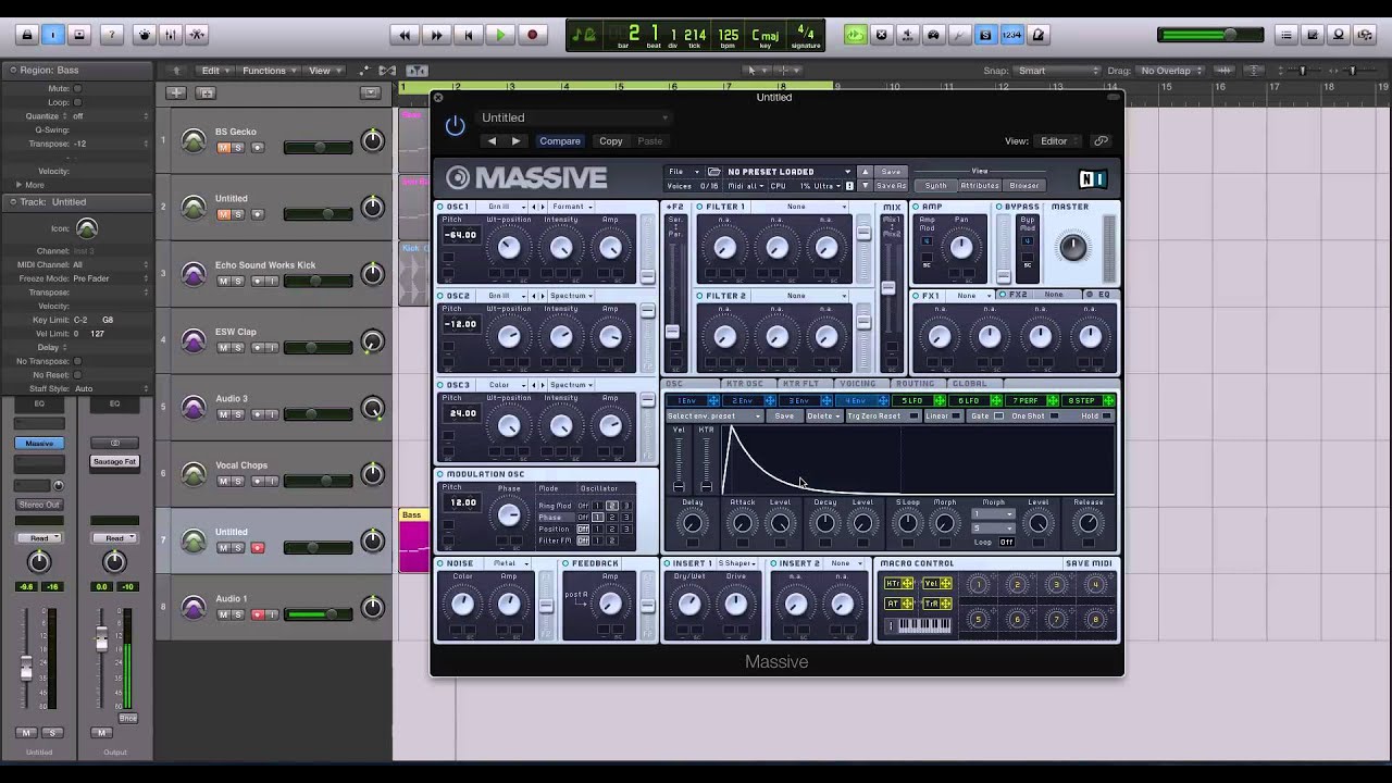 Future House Bass Tips and Tricks - NI Massive tutorial