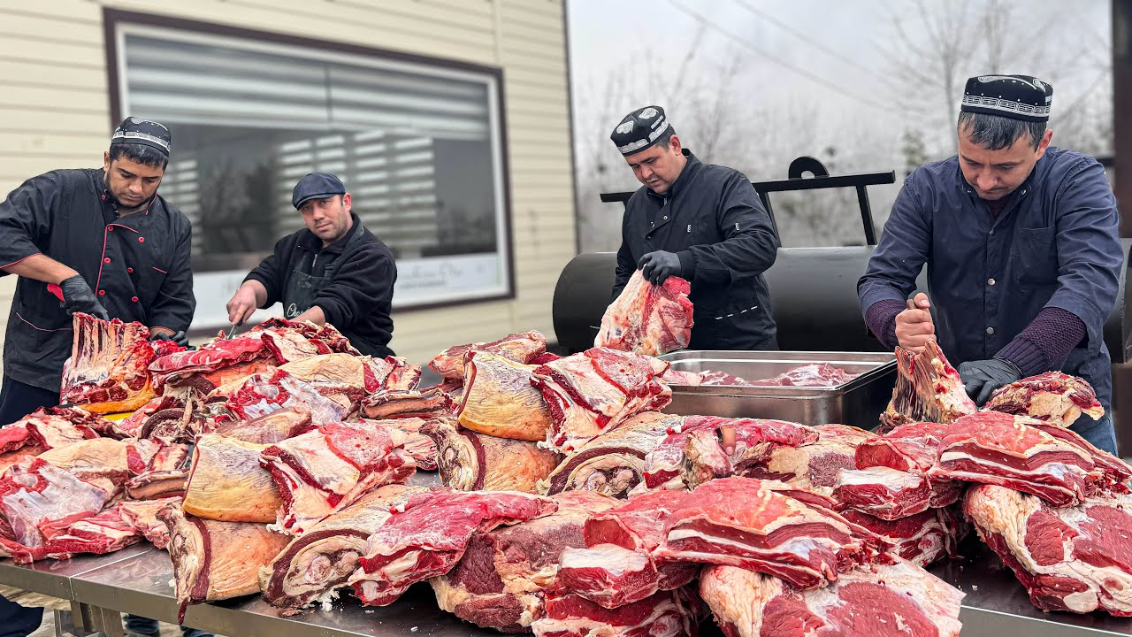 Одно из первых в Узбекистане БАРБЕКЮ - АМЕРКАНСКОМ стиле. Копченое Мясо Продается 2-3 Тонны.