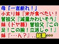 【スカッと】母「一言断れ！」小太りの妹『いいから米が食べたい！』曾祖父『ダイエットかわいそう！』妹（ドヤ顔）曾祖父『この足！二の腕！立派じゃないか！』妹『…ん？』