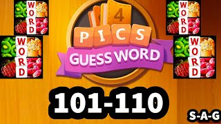 4 PICS GUESS WORD Puzzle Game level 101 102 103 104 105 106 107 108 109 110 screenshot 5