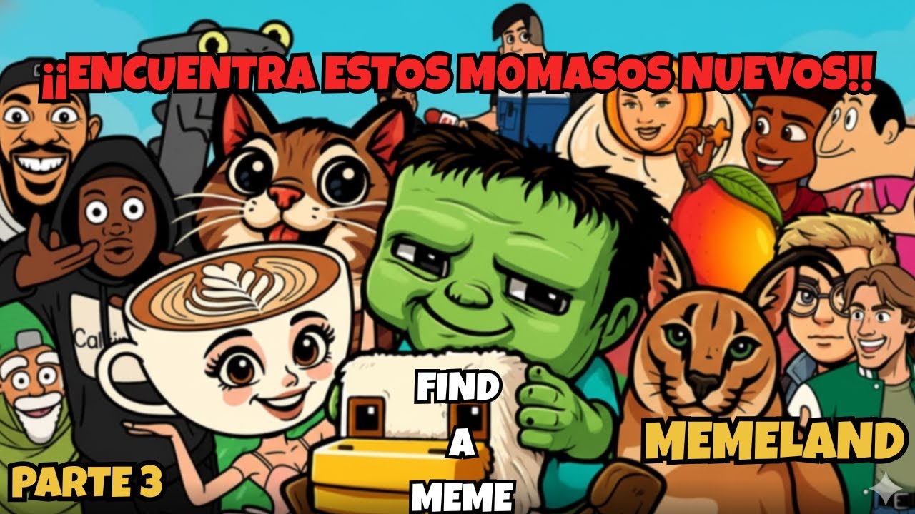 ¡NUEVO MAPA MEMELANDIA 😯! Buscando los NUEVOS MEMES de la Actualización ...