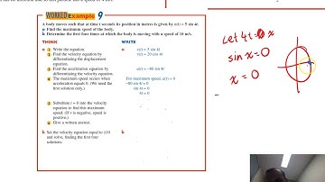 Kinematics and simple harmonic motion part 4
