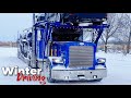 Rookies guide  how to drive a semi truck on snow