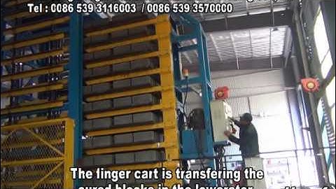 Hongfa fully automatic block production line , Hongfa insulation block production line