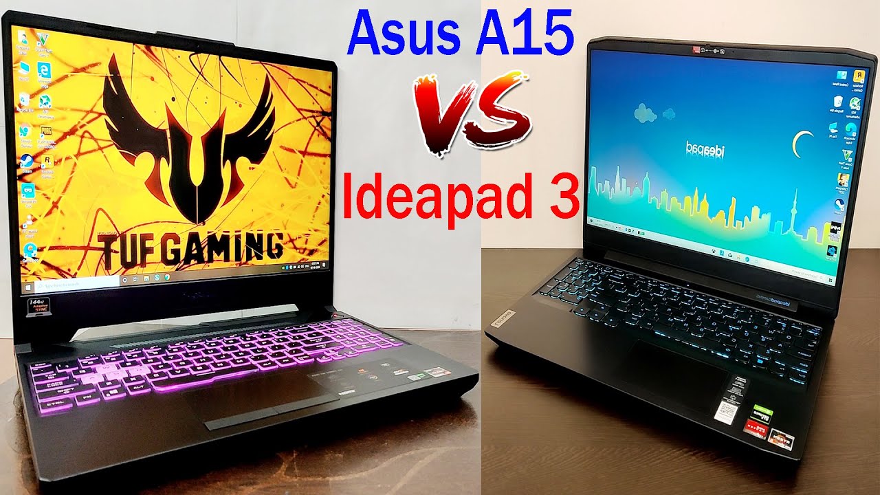 Thermals Comparison - Asus Tuf A15 vs Lenovo Ideapad Gaming 3 🔥 - escueladeparteras