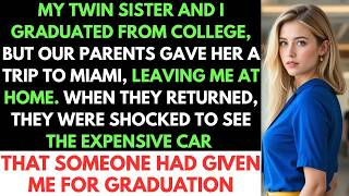 My Twin Sister and I Graduated from College, but Our Parents Gave Her a Trip to Miami, Leaving Me...