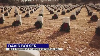 How to donate a wreath to decorate a veteran's grave