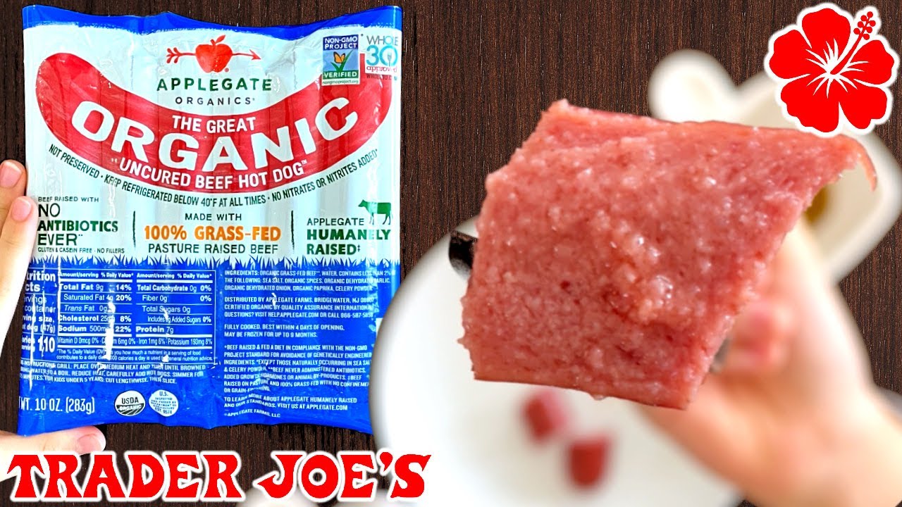 Applegate The Great Organic Uncured Beef Hot Dog - Trader Joe’S Product Review