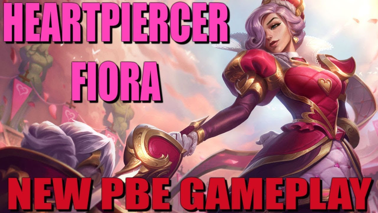 HEARTPIERCER FIORA SKIN GAMEPLAY - PBE PRE-RELEASE - League of Legends