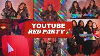 #VLOG:  @YouTube RED PARTY ❤️🥳💃🏾🎉 || BOSS &amp; BLOOM - WOMEN OF YOUTUBE 🥰 || COCO PEBZ ❤️