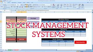 Stock Management Systems in excel | Inventory Management Systems | Stock Maintain Automatically