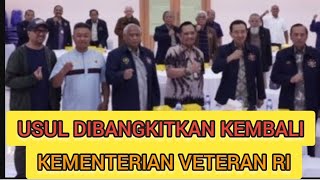 Viral🔥Proposal to Reviving the Ministry of Veterans Affairs by Content Creator Mediasi Channel
