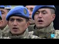 Azerbaijan stages parade to mark Nagorno-Karabakh peace deal