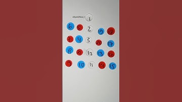 Drawing A Starlight Path With Number 1 To 21 #line #art #maths #shorts