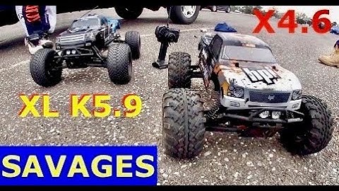 HPI Savage XL K5.9 and X4.6 - Will They Finally Shift Gears - Low Speed Needle TUNING "Pinch Test"