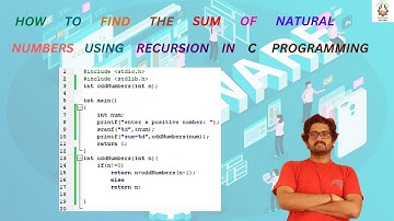 How to find the sum of natural numbers using recursion in C programming