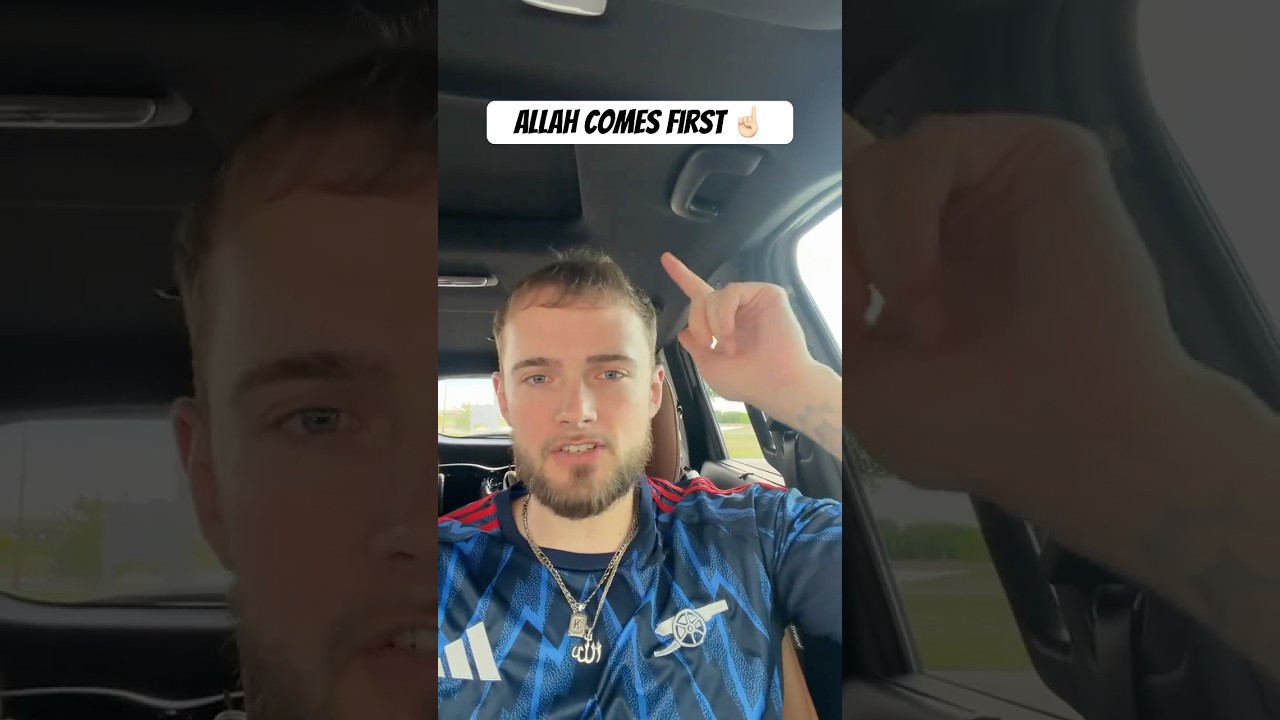 Reverted Muslim reaction after accepting Islam | Allah comes First | #Shorts